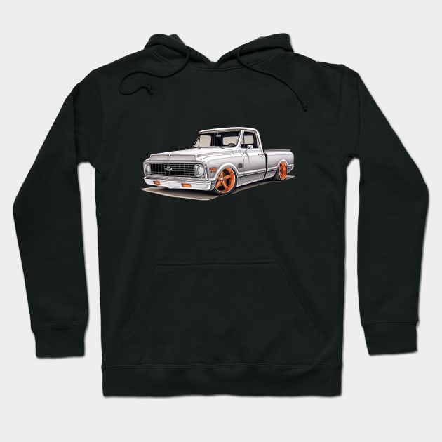 Chevy C-10 Pickup Hoodie by difrats